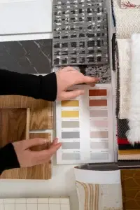 Interior design mood board